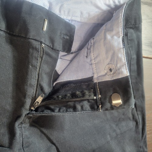 Stylus Women's Black Khaki Pants Size 2 - Picture 3 of 9