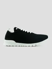 NEW KITON BLACK COTTON EA SNEAKERS US 10 - EU 43 - UK 9 (in the sole) KSE13
