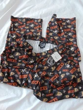 Anaheim Ducks NHL Hockey Team LARGE Black Logo Pajama Pants w/TAGS