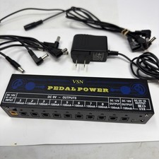 VSN Guitar Pedal Power Supply 10 Isolated DC ...