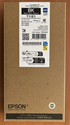 EPSON T11E1 C13T11E140 Tintenpatrone schwarz f. WorkForce Pro WF-C5390 WF-C5890