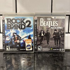 Rock Band 2 And The Beatles PlayStation 3 PS3 Both Complete with Manual CIB