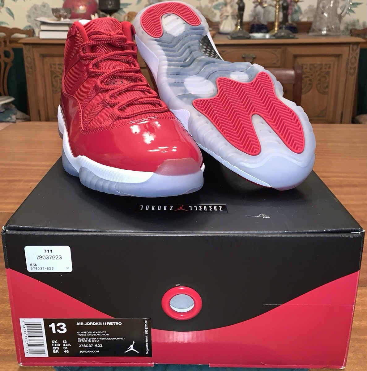 jordan 11 concord on feet