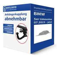 Brink AnhäNgerkupplung Abnehmbar FüR BMW 5Er Limousine Typ G60 / G90 / G68 AHK