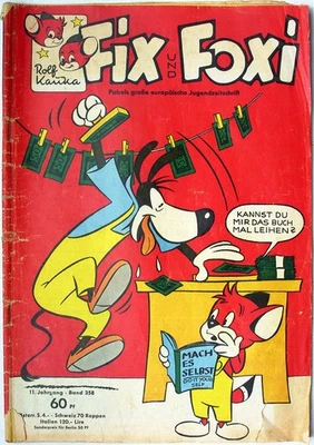 Fix und Foxi Nr. 358 - JG. 11 vom 30.10.1962 in ca. Z. 3 bis 4! - Bild 1 von 4