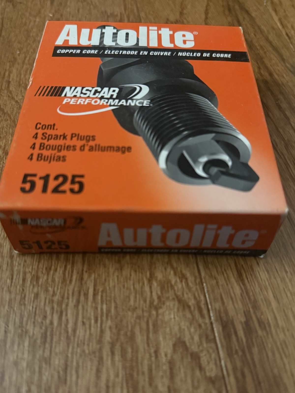 4 New Autolite Spark Plugs 5125