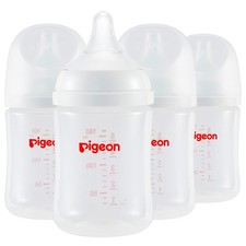 4 PCS PP Nursing Bottle Wide Neck AntiColic 5 Oz With 4 SS Nipples 0M