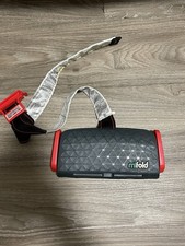 MIFOLD Grab  Go Portable Compact Car Booster Child Seat Gray  Red Expandable 2