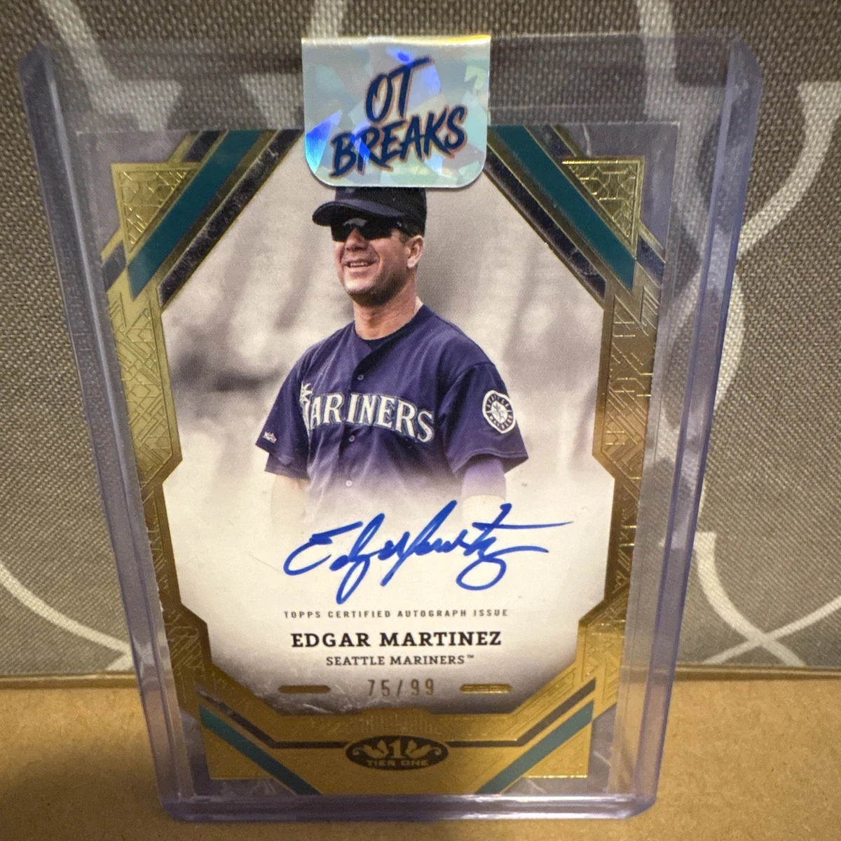 Edgar Martinez Baseball Serial Numbered Sports Trading Cards