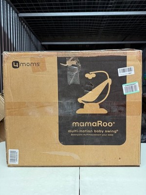 4moms MamaRoo Multi-Motion Baby Swing, Bluetooth, 5 Motions, Black