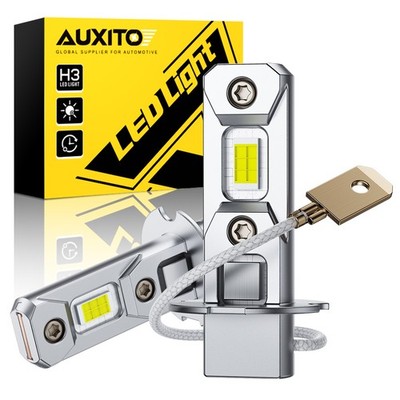 AUXITO H3 LED Fog Light Bulb Conversion Kit Super Bright Yellow DRL Lamp 3000K