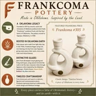 frankoma pottery 305 Vase/candle Holder In White (set Of two)