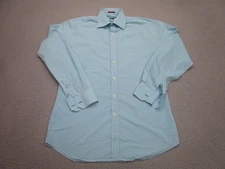 Paul Smith Shirt Mens Medium - Large Blue Gingham Check Plaid 15.5 39Adult Italy