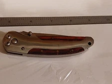 VINTAGE 440 STAINLESS LOCK BLADE FOLDING KNIFE UN BRANDED