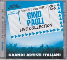 CD + Dvd GINO PAOLI - LIVE COLLECTION 25 NOVEMBRE 1980 nuovo sigillato