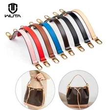 WUTA 100% Genuine Leather Bags Strap Handle Strap for LV Noe Bucket Bag Short