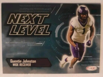 Trading Card Football NFL Quentin Johnston Los Angeles Chargers 2023 Sage