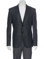 RRP $550 TONELLO Wool Blazer Jacket Size 50 Partly Lined Textured Made in Italy