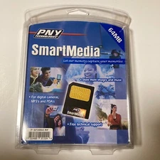 Vintage PNY SmartMedia 64MB Camera Memory Card New Sealed In Package- Free Ship 