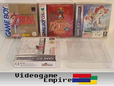 10x Schutzhüllen Nintendo Game Boy Classic / Color / Advance OVP [STRONG EDGE]