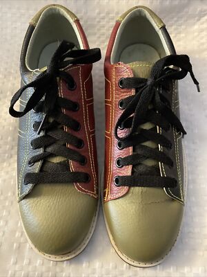 Linds World Impex Classic Multicolor Leather Bowling Shoes Men's US8/EU40, ECU