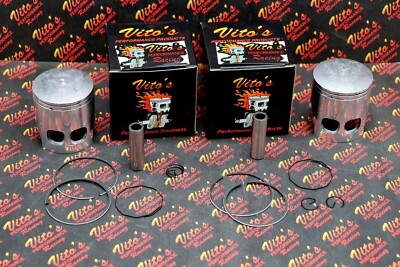 2 x Vito's Performance RD350 RD400 pistons + rings 64.00 Yamaha Banshee 64.00mm