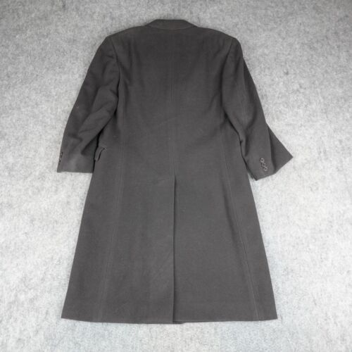VTG Giorgio Armani Jacket Mens 41 Wool Cashmere Coat Double Breasted Peak Lapel - Picture 2 of 23