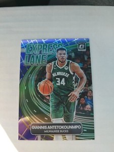 2022-23 Panini Donruss Optic - Express Lane Purple Prizm #10 Giannis...