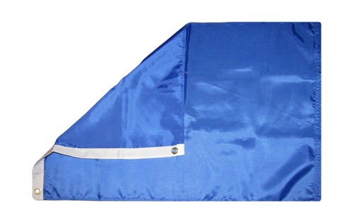 2x3 Solid Royal Blue Advertising Marketing 210D Nylon Flag 2'x3' 2 clips - Picture 2 of 5