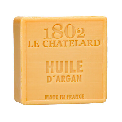 Seife palmölfrei mit Arganöl / Savon de Marseille / 100g / Le Chatelard