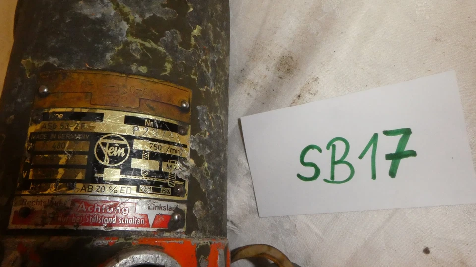 1x SONDERPOSTEN Fein Schlagschrauber ASB2 elektrisch ex Bundeswehr (SB17) - Bild 3 von 4
