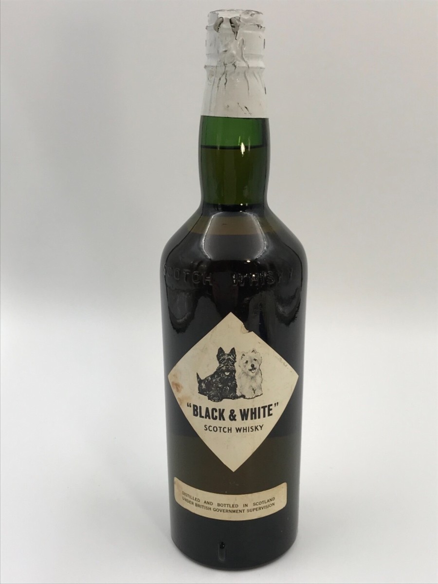 WHISKY BLACK & WHITE BUCHANAN´S BLENDED OLD SCOTCH SPRING CAP AÑOS