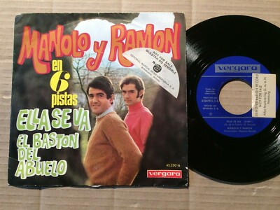 MANOLO Y RAMON - ELLA SE VA / EL BASTON DEL  ABUELO - 7''-SINGLE 1967 - PROMO (4)