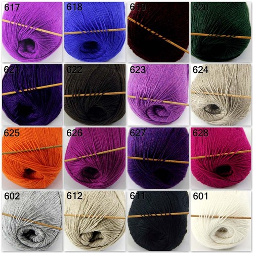 Sale 5BallsX50g Super Soft Warm Cashmere Wool Hand Scarves Crochet Knit Yarn 22 - Bild 6 von 12