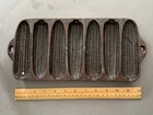 WAGNER WARE CAST IRON 7 COB CORN BREAD MUFFIN PAN MOLD VINTAGE