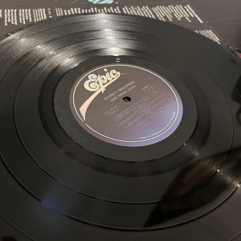 RANDY MEISNER - One More Song (Eagles Bass Player) - 12" Vinyl Record LP - EX Foto 3 de 3