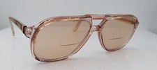 Vintage On-Gaurd 026 Brown Translucent Pilot Sunglasses FRAMES ONLY