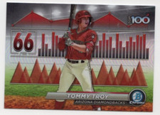 2024 Bowman Chrome Tommy Troy #BTP-66 Scouts' Top 100 Arizona Diamondbacks