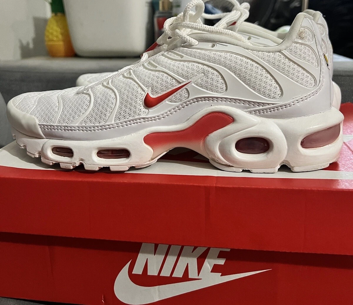 靴 Nike Airmax plus Tiempo white 28cm Nike Air Max Plus Triple White Women's Size 7 New DM2362 100 | eBay