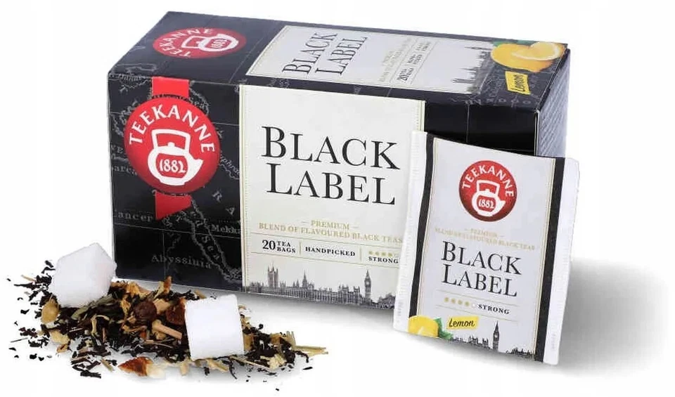 TEEKANNE - Black Label Lemon - Schwarzer Tee mit Zitrone - 6 x 20 Teebeutel - Bild 2 von 4