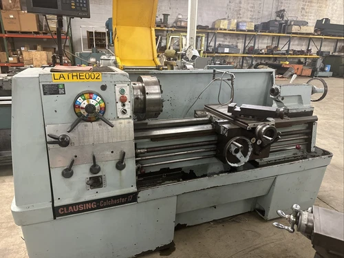 Clausing Colchester 17 Engine Lathe 17" X 60" 12" Chuck with 3" Bore