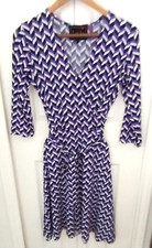 Herringbone Print Dress