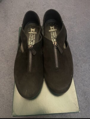 Mephisto Women's Black Nubuck Shoes 1/2 New UK