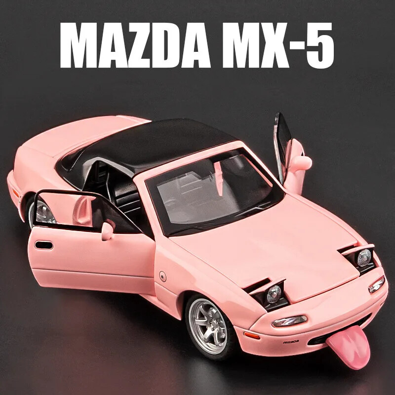 1:32 MAZDA MX-5 Alloy Sports Car Model Diecasts Metal Racing Car Vechiles Model