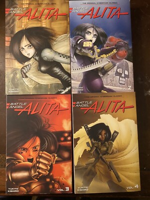 battle angel alita manga Volumes 1-4 | eBay