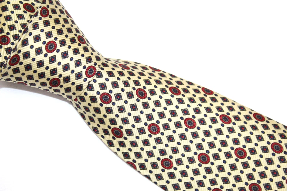 HARDY AMIES Silk tie Made in Italy F47201 Foto 3 de 4