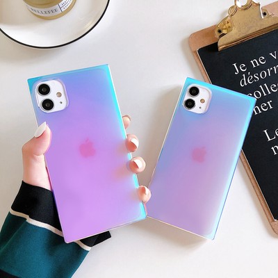 Colorful Laser Purple Light Phone Case Cover For Iphone 11 Max Xr Xs 7 8 Se Ebay