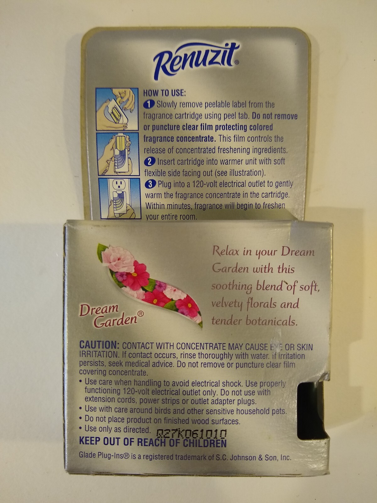 Renuzit Fits Glade Plug Ins Dream Garden 5 Pack Electric Refill Air