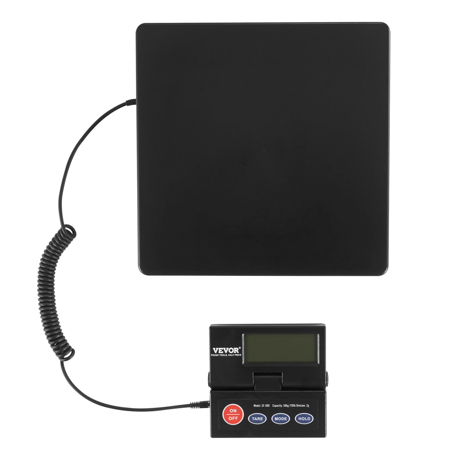 VEVOR Shipping Scale Digital Postal Scale 110 lbs x 0.07 oz. AC/DC