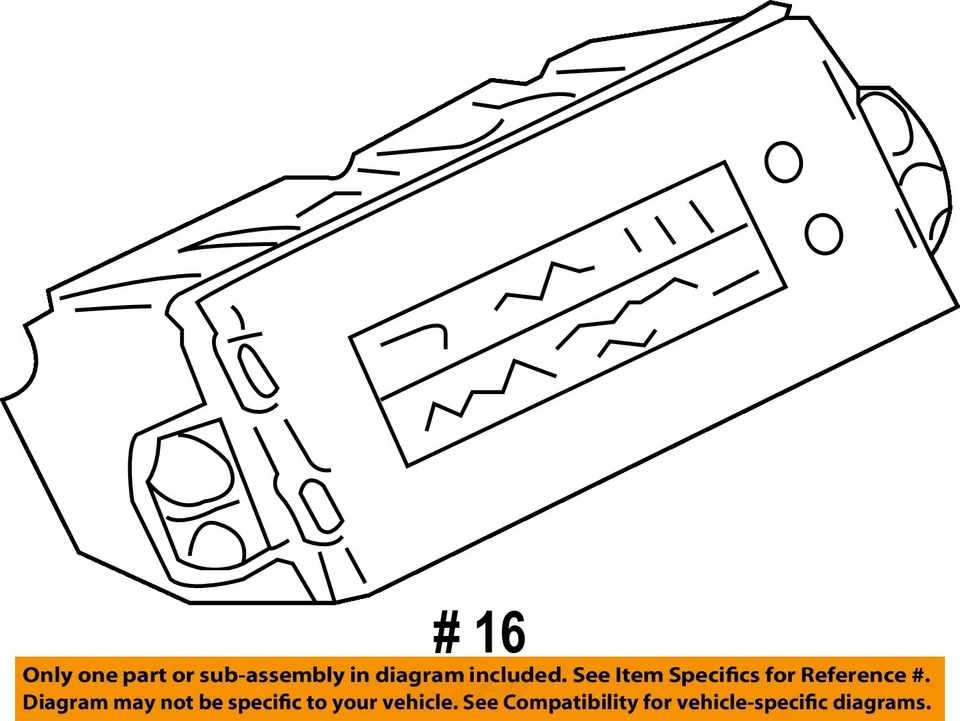 Used Infotainment Display fits: 2006 Mitsubishi Endeavor display screen 2.4 Grad Foto 4 de 4